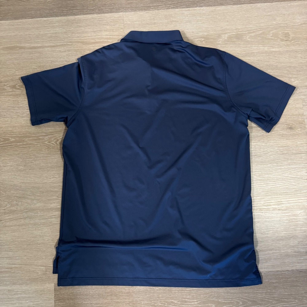 Peter Millar Polo Shirt Mens XL Navy Blue Summer Comfort Performance Charleston - Picture 5 of 7